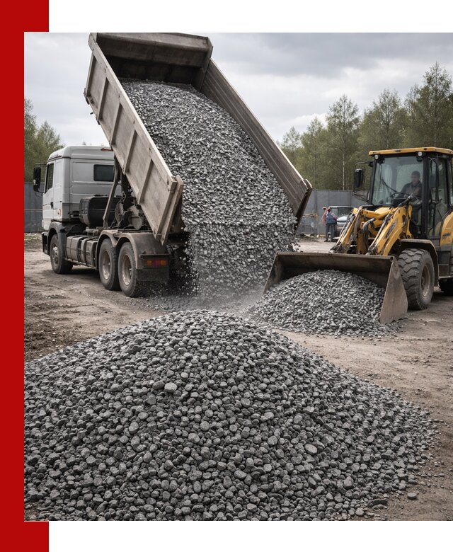 Доставка и продажа щебня гранитного в Гудермесе