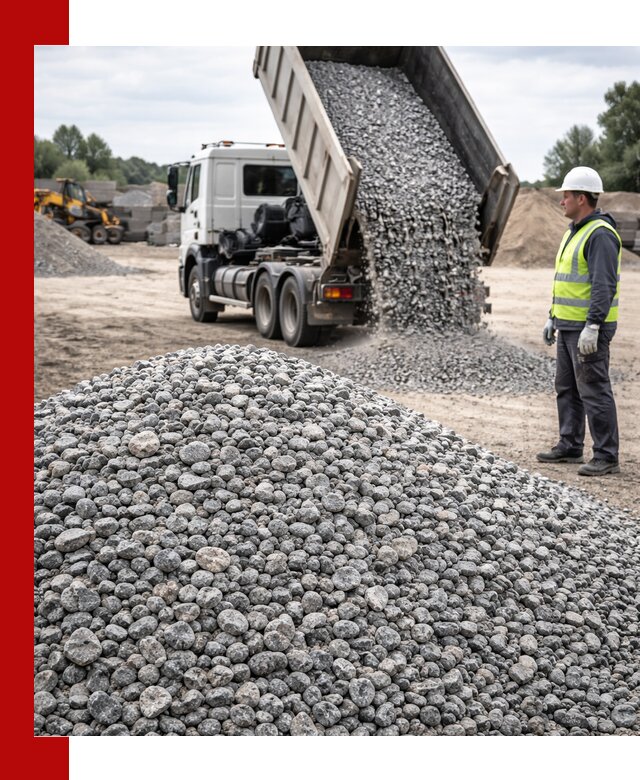 Доставка и продажа гранитного щебня фракции 5-20 в Гудермесе