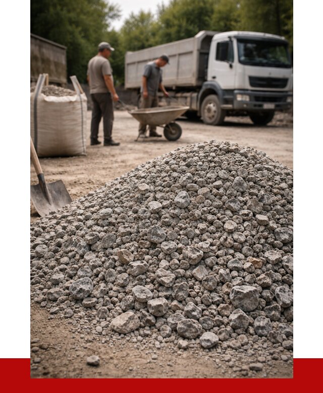 Гранитный щебень фракция 20-40 в Гудермесе от 3279 руб. ПРОНЕРУДГдр