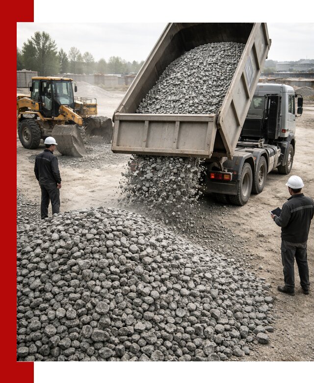 Доставка гранитного щебня фракции 20-40 в Гудермесе
