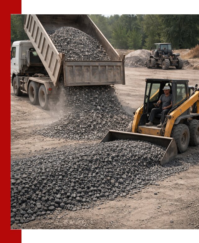 Гранитный щебень фракция 40-70 с доставкой в Гудермесе