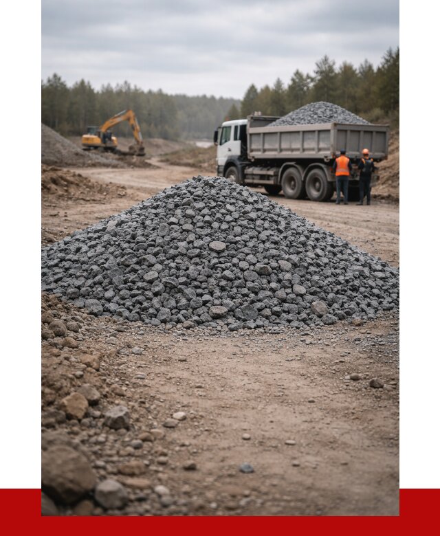 Щебень габбро диабаз фракция 40-70 в Гудермесе от 2254 р-ПРОНЕРУДГдр