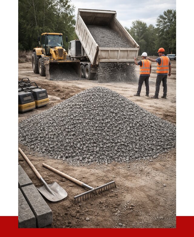 Гравийный щебень купить в Гудермесе от 2254 р. ПРОНЕРУДГдр