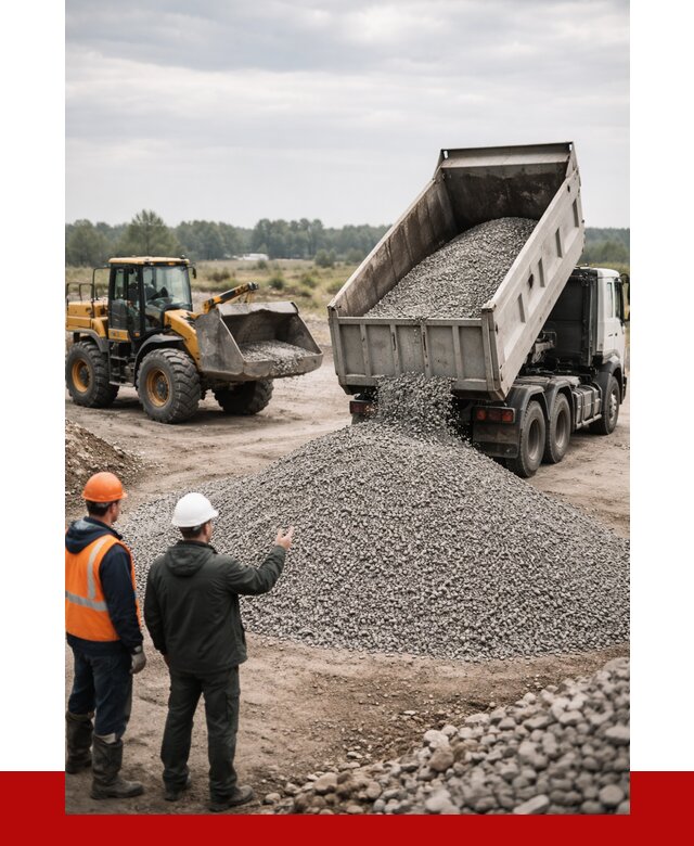 гравийный щебень фракция 3-10 в Гудермесе от 3279 р. ПРОНЕРУДГдр