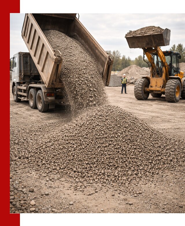 Гравийный щебень фракция 3–10 с доставкой в Гудермесе
