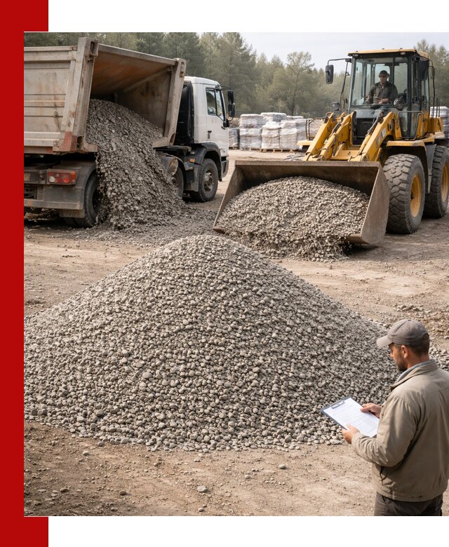 Гравийный щебень фракция 5–10 с доставкой в Гудермесе