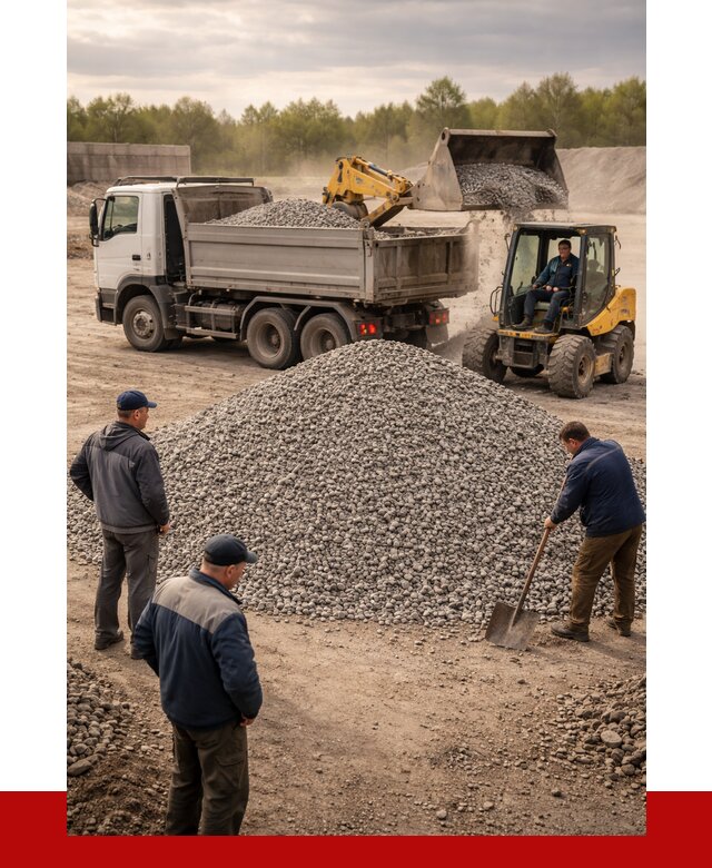 Гравийный щебень фракция 5-20 в Гудермесе от 2459 р. ПРОНЕРУДГдр