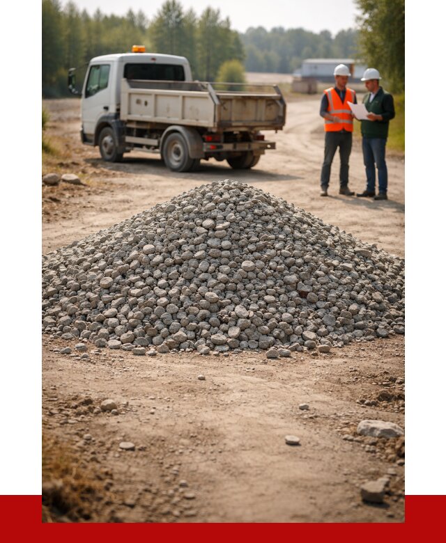 Гравийный щебень фракция 20-40 в Гудермесе от 1230 р. | ПРОНЕРУДГдр