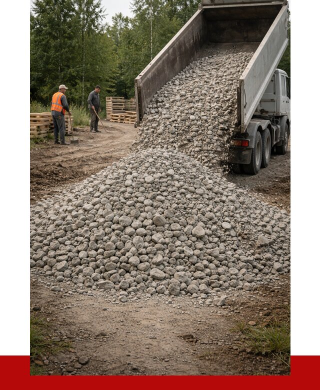 гравийный щебень фракция 70-120 в Гудермесе от 2511 р. ПРОНЕРУДГдр