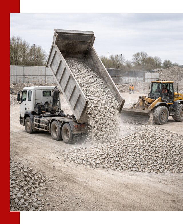 Доставка и продажа известнякового щебня в Гудермесе