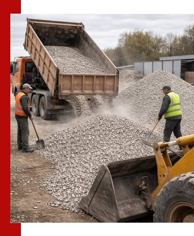 Доломитовый щебень фракции 5-20 с доставкой в Гудермесе