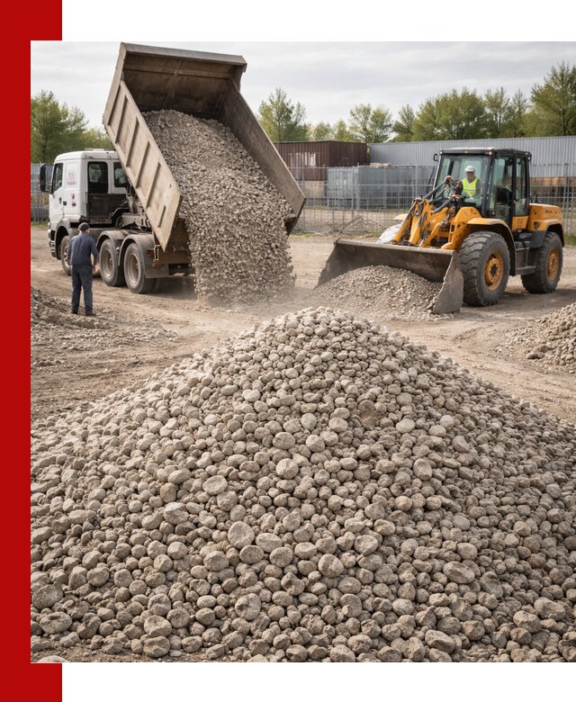 Доломитовый щебень фракции 20–41 с доставкой в Гудермесе