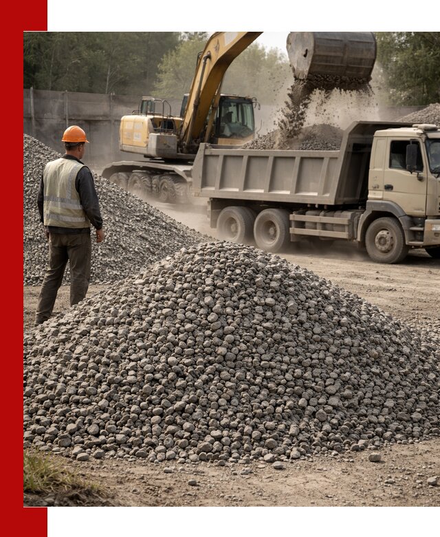 Шлаковый щебень фракция 5-20 с доставкой в Гудермесе