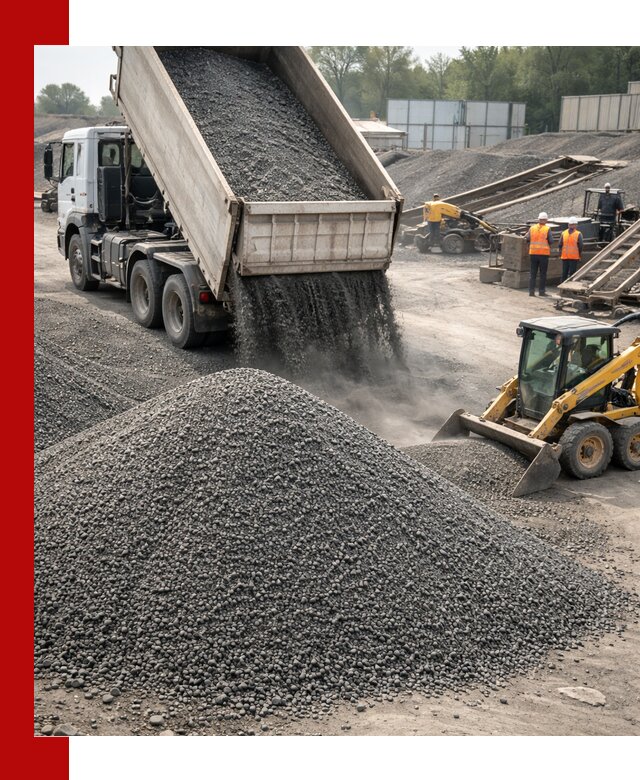 Вторичный щебень фракция 0–5 с доставкой в Гудермесе
