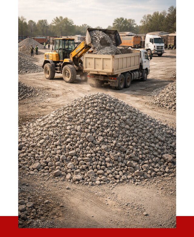 Вторичный щебень фракция 40-70 в Гудермесе от 1783 р, ПРОНЕРУДГдр