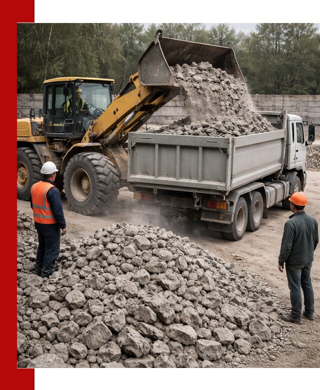 Вторичный щебень фракция 70–150 в Гудермесе с доставкой