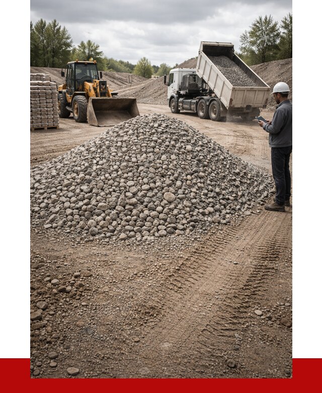 Купить бетонный щебень в Гудермесе, от 3279 р. ПРОНЕРУДГдр