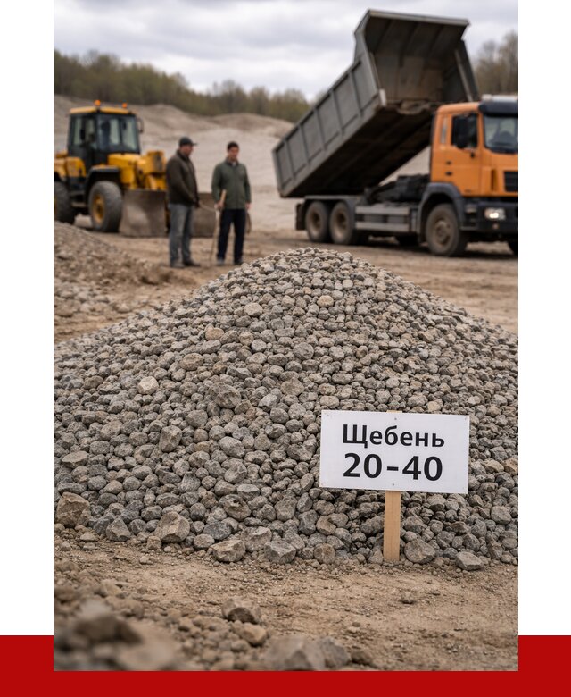 Бетонный щебень фракция 20-40 в Гудермесе от 2511 р. | ПРОНЕРУДГдр