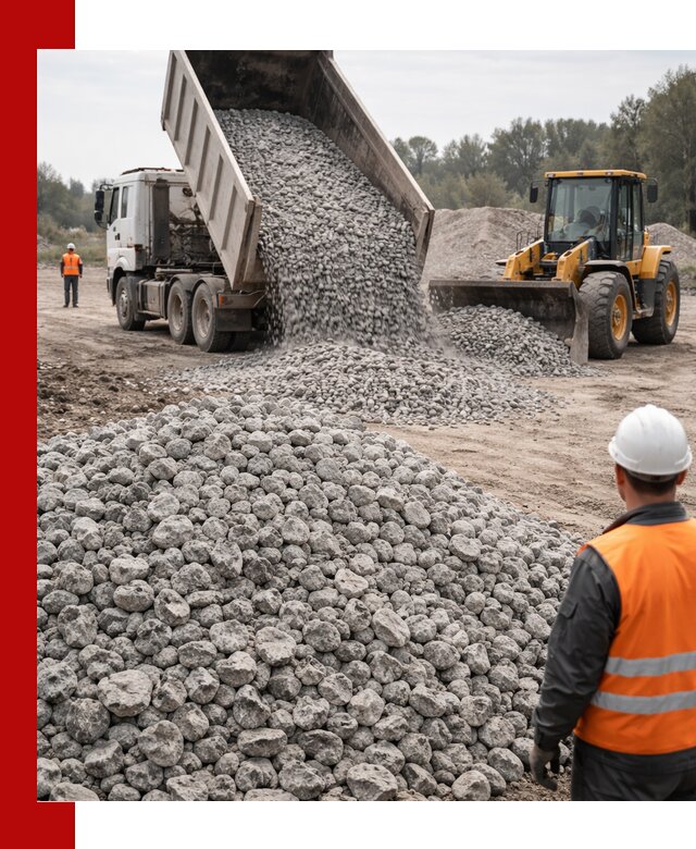 Доставка бетонного щебня фракции 20-40 в Гудермесе