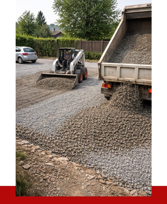 Щебень для парковки в Гудермесе с доставкой от 1230 р.| ПРОНЕРУДГдр