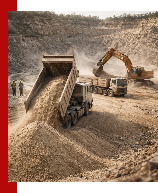 Карьерный песок навалом с доставкой в Гудермесе