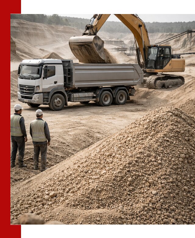 Карьерный крупнозернистый песок с доставкой в Гудермесе