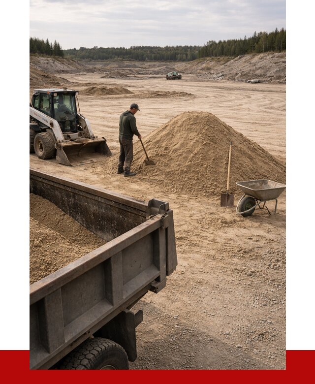 Карьерный песок среднезернистый в Гудермесе, от 2254 р. ПРОНЕРУДГдр