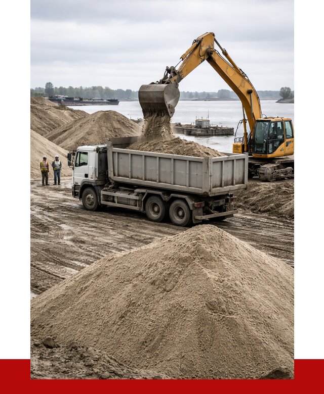 Купить речной песок навалом в Гудермесе от 1844 р., ПРОНЕРУДГдр