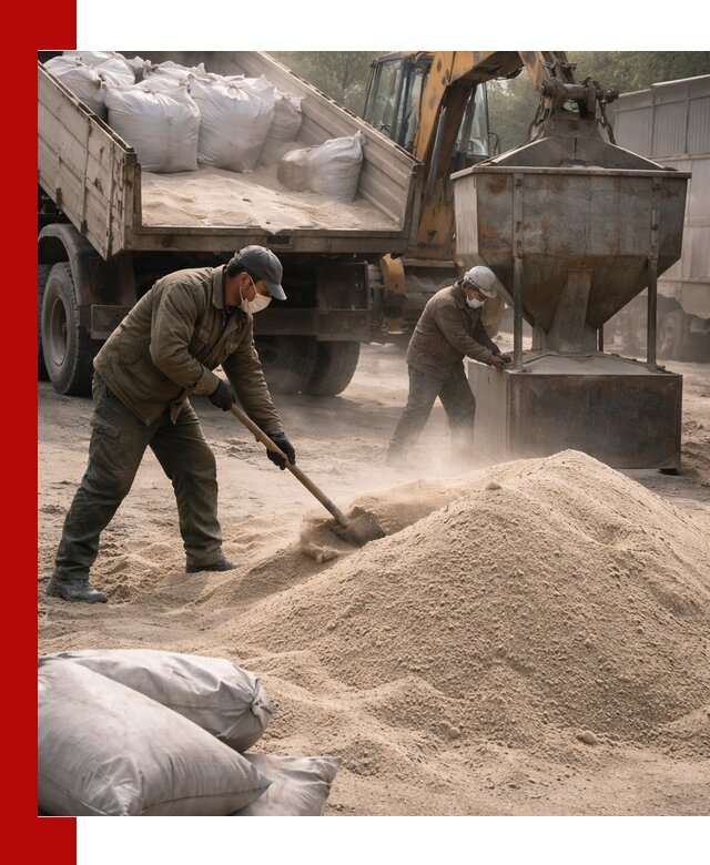 Кварцевый песок для пескоструя в Гудермесе — доставка и качество