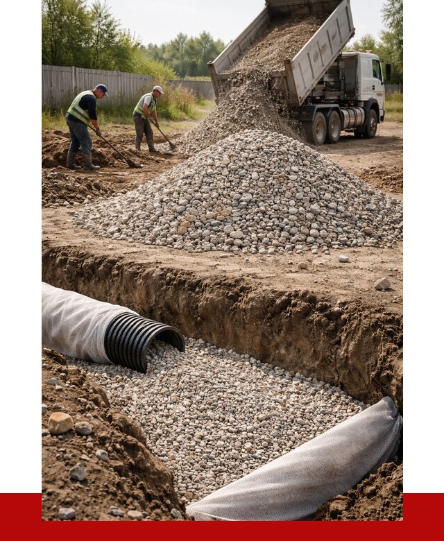 Гравий для дренажа в Гудермесе от 2254 р., доставка ПРОНЕРУДГдр