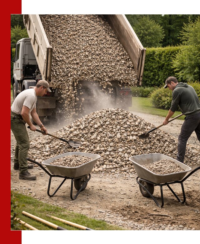 Доставка и продажа декоративной гальки в Гудермесе