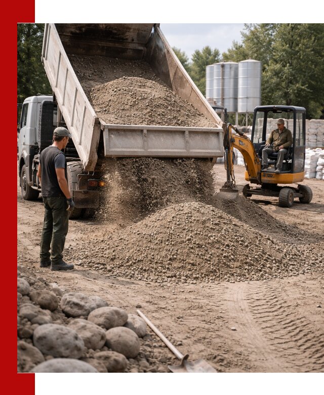Доставка ПГС С3 в Гудермесе самосвалами и миксерами