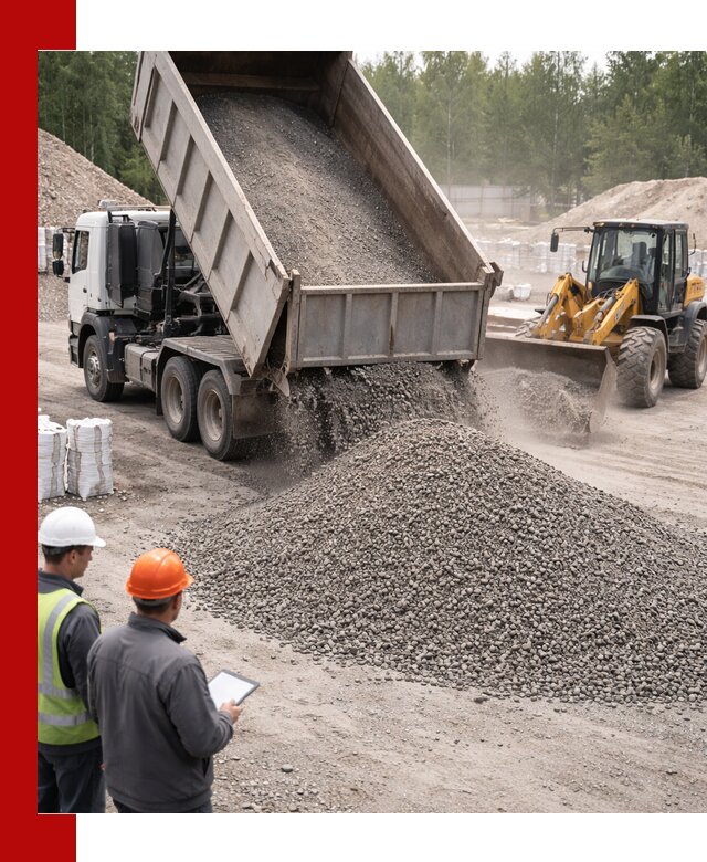 Доставка и продажа гранитного отсева 0-10 в Гудермесе