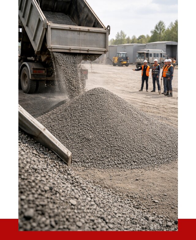 Гравийный отсев 0-5 в Гудермесе от 1230 р. с доставкой | ПРОНЕРУДГдр