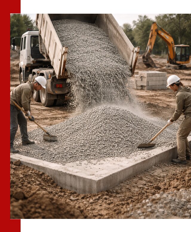 Доставка и продажа отсева для бетона в Гудермесе