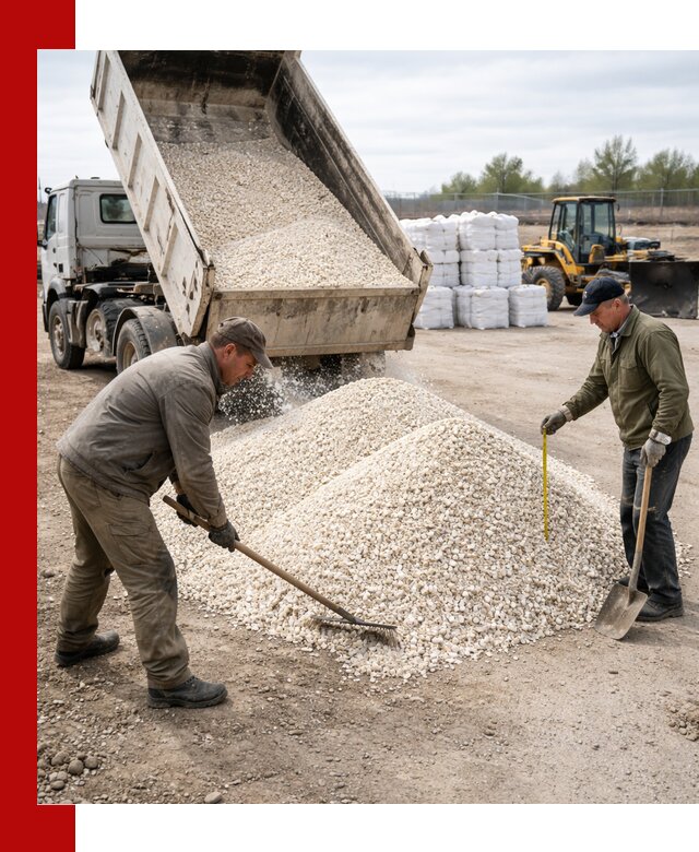 Мраморная крошка с доставкой и разгрузкой в Гудермесе
