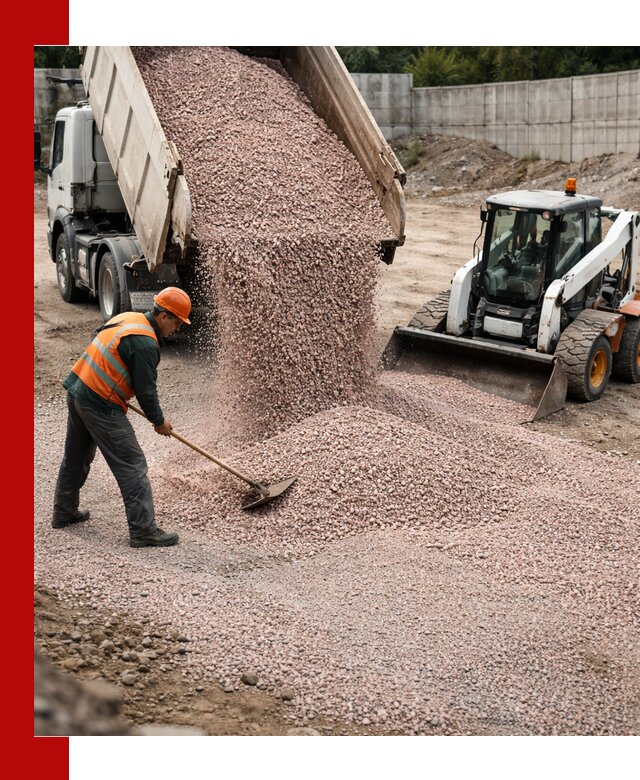Крошка розовый гранит с доставкой в Гудермесе от производителя