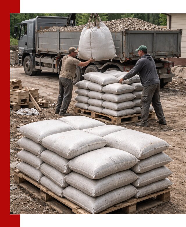 Керамзит в мешках с доставкой в Гудермесе от компании-поставщика