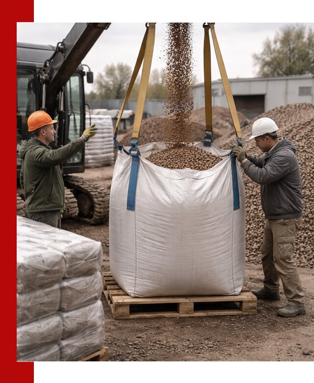 Керамзит в биг-бегах с доставкой в Гудермесе