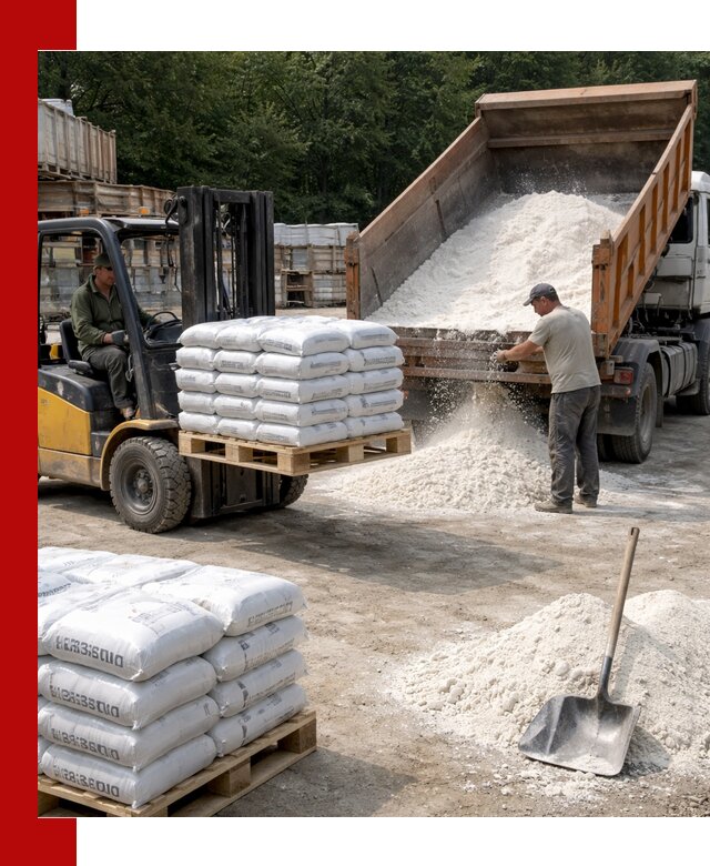 Доставка строительной извести оптом и в розницу в Гудермесе