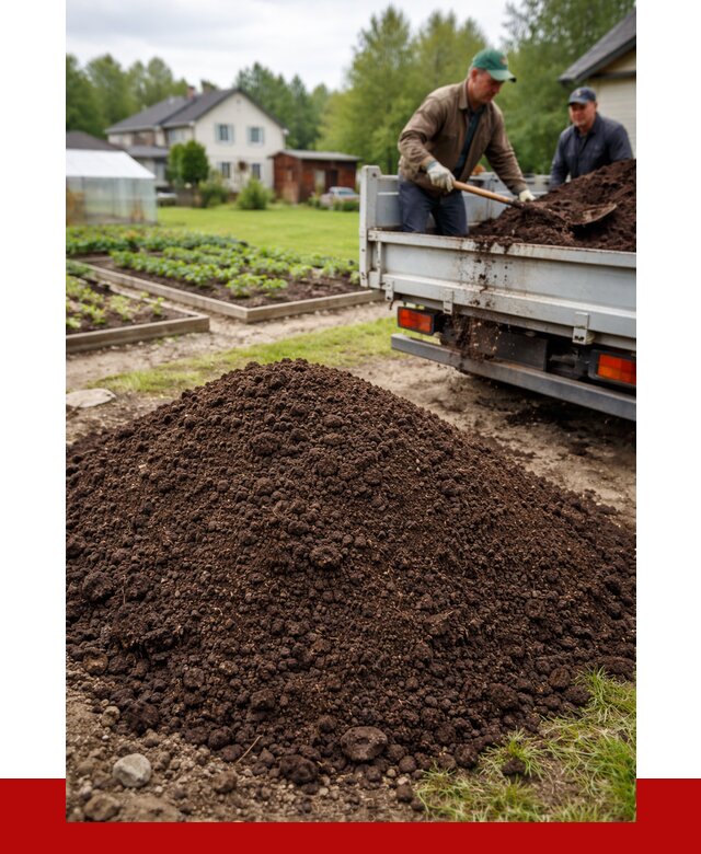 Плодородный грунт в Гудермесе с доставкой от 4304 р. | ПРОНЕРУДГдр