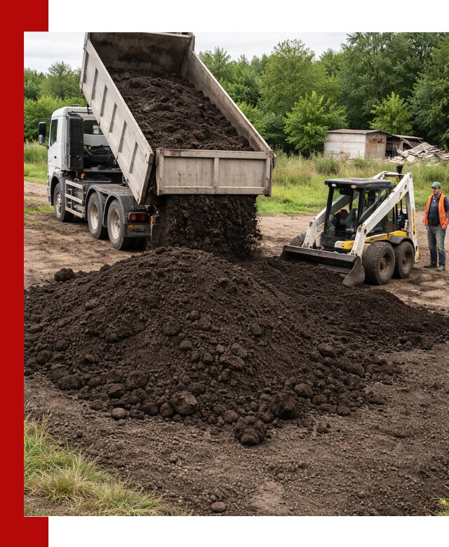Поставка плодородной земли с доставкой самосвалом в Гудермесе