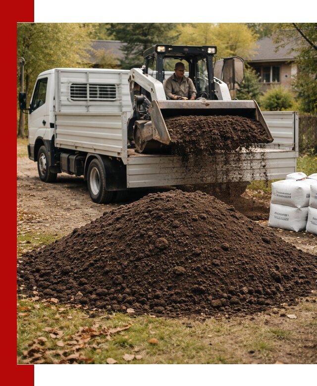 Доставка садовой земли в больших объёмах в Гудермесе