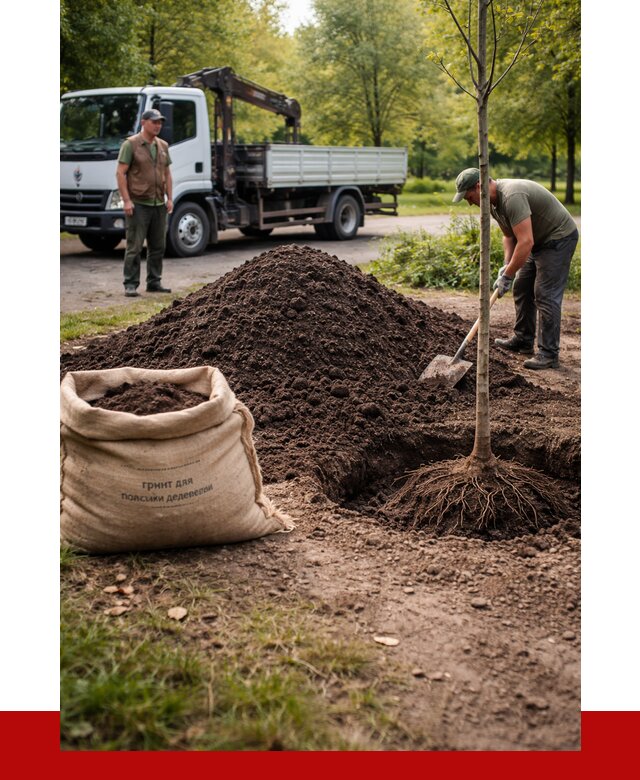 Грунт для посадки деревьев в Гудермесе от 1230 р. | ПРОНЕРУДГдр
