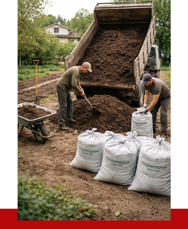 Плодородная смесь в Гудермесе от 4304 р./куб с доставкой | ПРОНЕРУДГдр