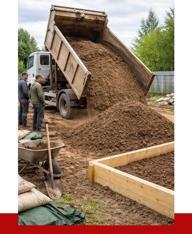 Торфо песчаная смесь в Гудермесе с доставкой от 1896 р. | ПРОНЕРУДГдр