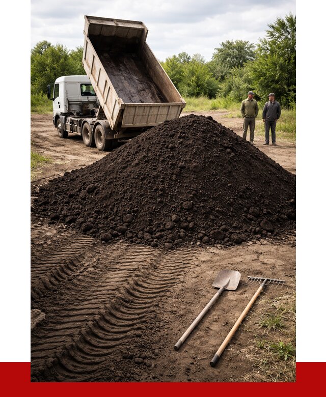 Купить чернозем навалом в Гудермесе от 1230 р. за куб | ПРОНЕРУДГдр
