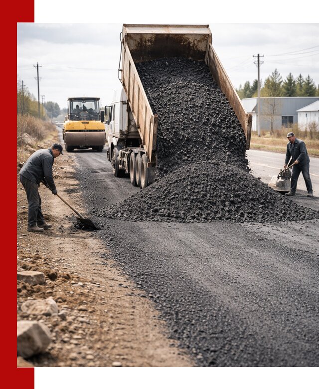 Асфальтовая крошка для дорог в Гудермесе — поставка и доставка