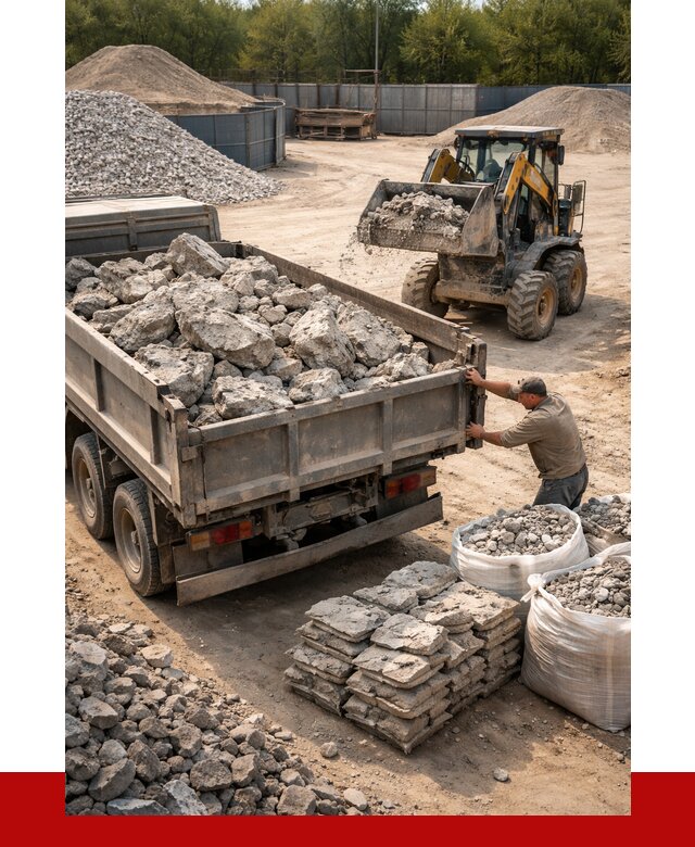 Купить бой бетона с доставкой в Гудермесе от 4919 р. | ПРОНЕРУДГдр