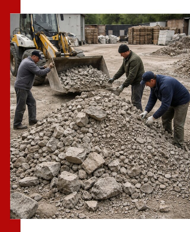 Демонтаж и вывоз бой бетона в Гудермесе